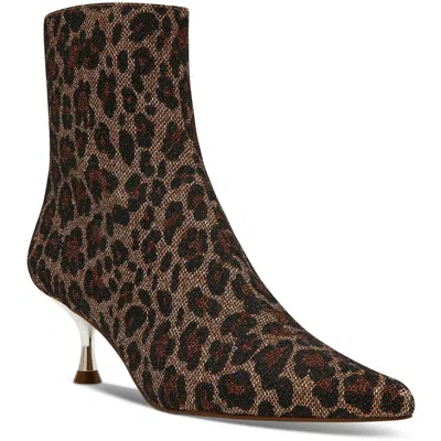 Betsey Johnson Womens Glitter Booties In Multi
