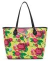 Betsey Johnson X Peeps Charm Bracelet Medium Tote Bag In Yellow