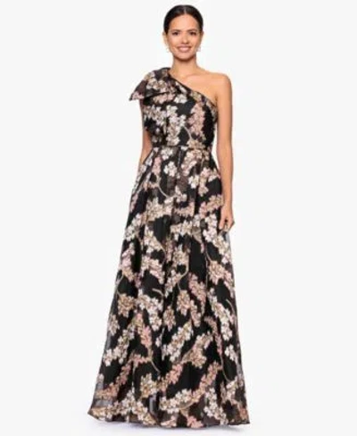 Betsy & Adam Betsy Adam Womens One Shoulder Dress In Multi