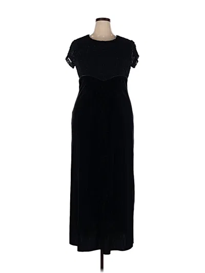 Pre-owned Betsy & Adam Casual Dress In Black