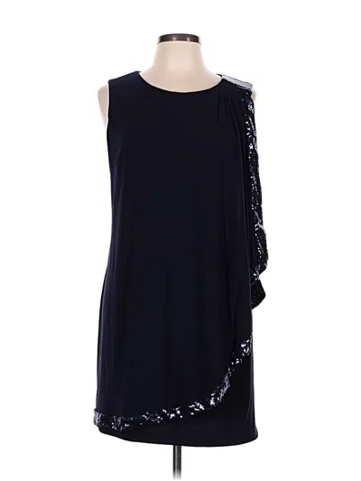 Pre-owned Betsy & Adam Casual Dress In Black