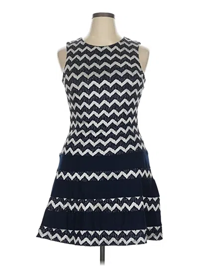 Pre-owned Betsy & Adam Casual Dress In Blue