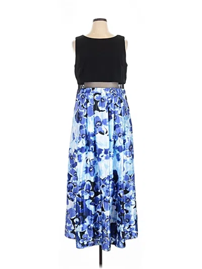 Pre-owned Betsy & Adam Casual Dress In Blue
