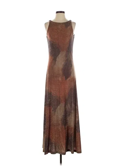 Pre-owned Betsy & Adam Casual Dress In Brown