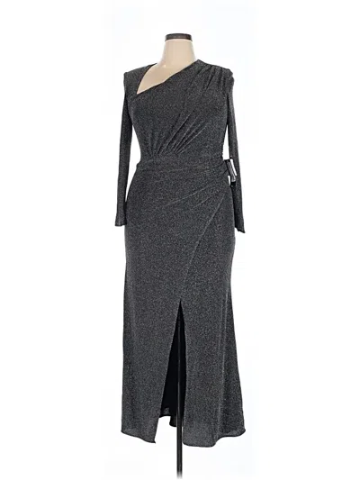 Pre-owned Betsy & Adam Casual Dress In Gray