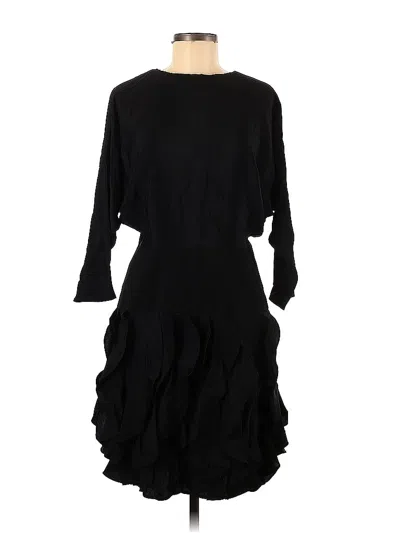 Pre-owned Betsy & Adam Cocktail Dress In Black