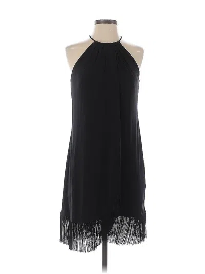 Pre-owned Betsy & Adam Cocktail Dress In Black