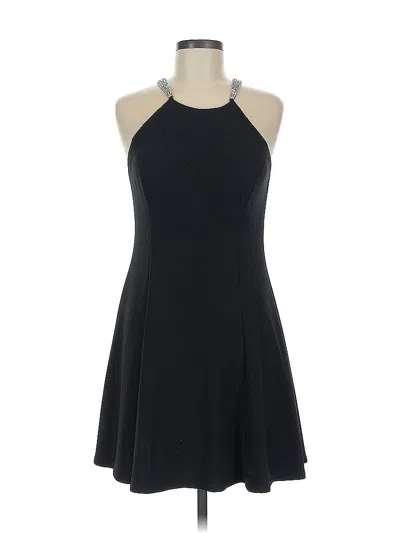 Pre-owned Betsy & Adam Cocktail Dress In Black