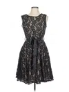 Betsy & Adam Cocktail Dress In Black