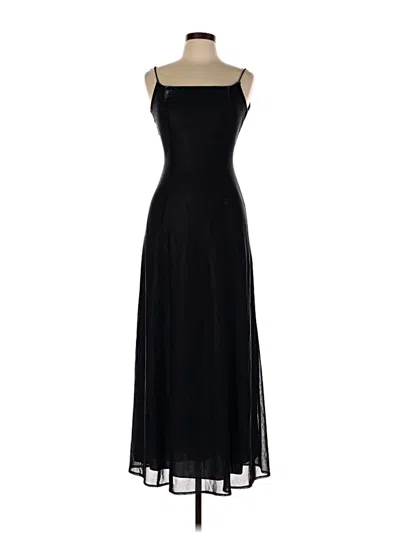Pre-owned Betsy & Adam Cocktail Dress In Black