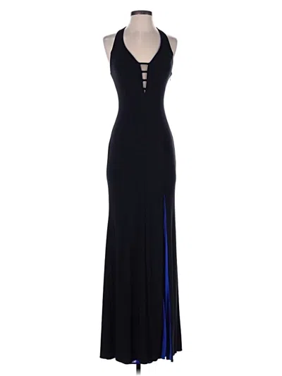 Pre-owned Betsy & Adam Cocktail Dress In Black