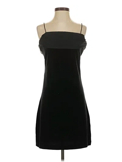 Pre-owned Betsy & Adam Cocktail Dress In Black