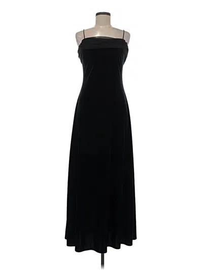 Pre-owned Betsy & Adam Cocktail Dress In Black