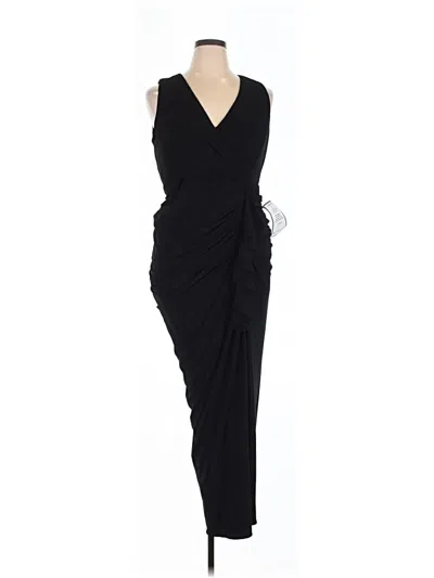 Pre-owned Betsy & Adam Cocktail Dress In Black