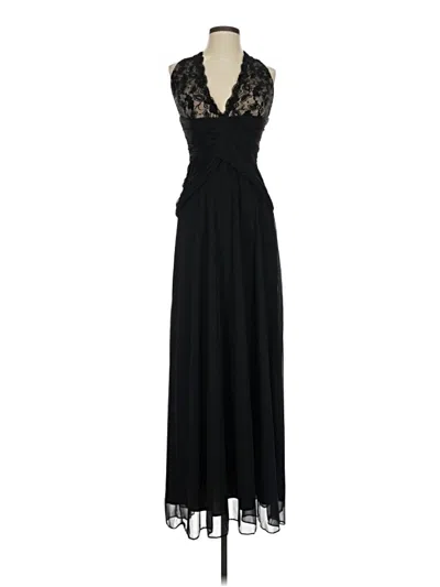 Pre-owned Betsy & Adam Cocktail Dress In Black
