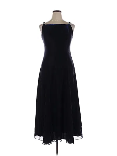 Pre-owned Betsy & Adam Cocktail Dress In Black