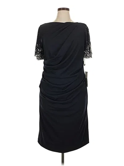 Betsy & Adam Cocktail Dress In Black