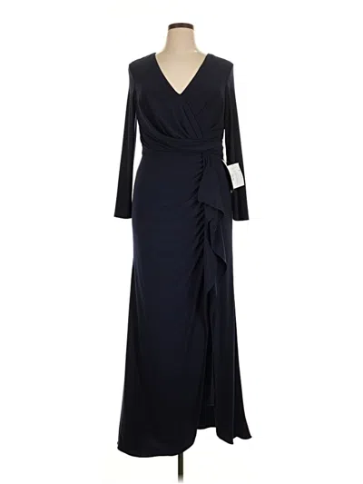 Pre-owned Betsy & Adam Cocktail Dress In Black
