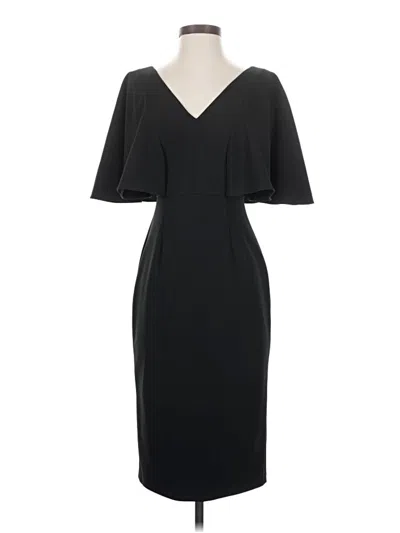 Pre-owned Betsy & Adam Cocktail Dress In Black