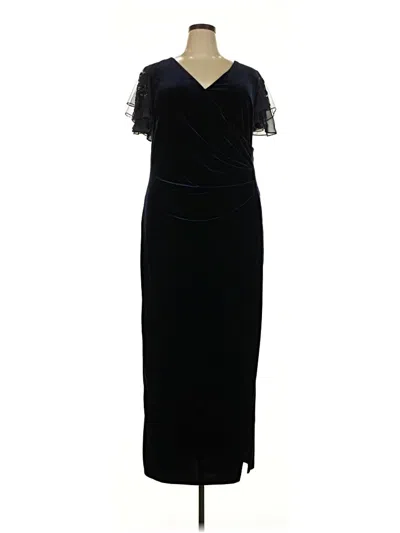 Betsy & Adam Cocktail Dress In Black