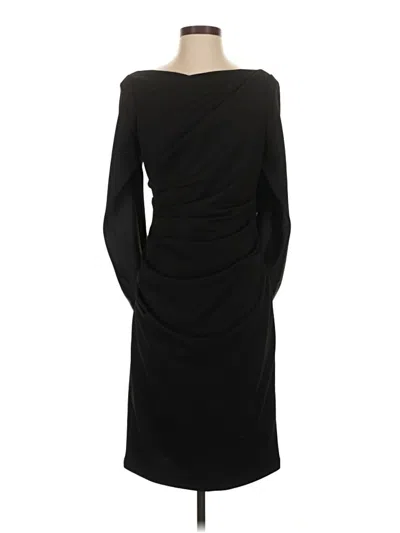 Pre-owned Betsy & Adam Cocktail Dress In Black