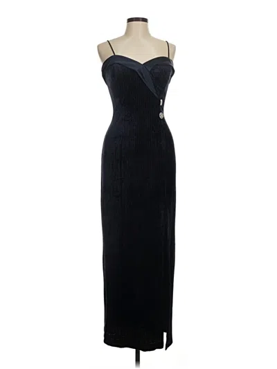 Pre-owned Betsy & Adam Cocktail Dress In Black