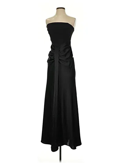 Pre-owned Betsy & Adam Cocktail Dress In Black