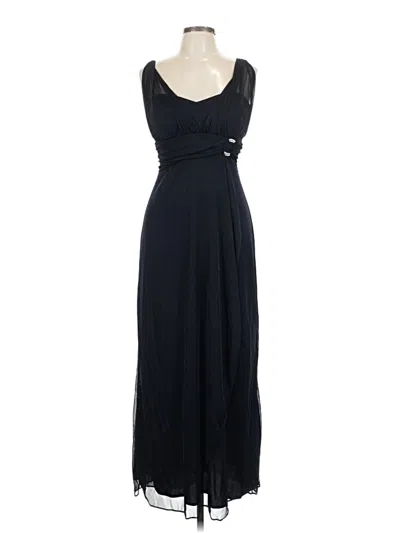 Pre-owned Betsy & Adam Cocktail Dress In Black