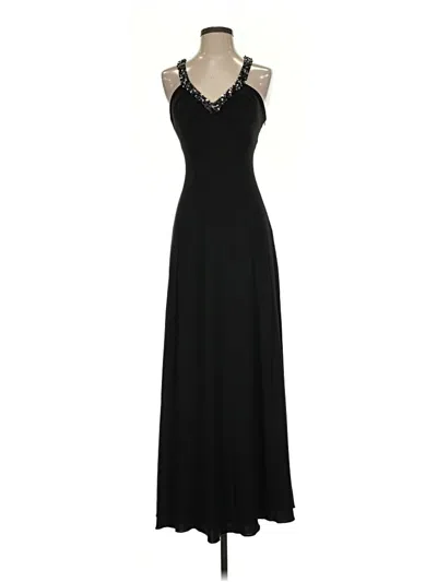 Pre-owned Betsy & Adam Cocktail Dress In Black