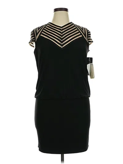 Betsy & Adam Cocktail Dress In Black