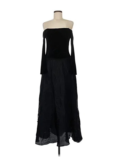 Pre-owned Betsy & Adam Cocktail Dress In Black