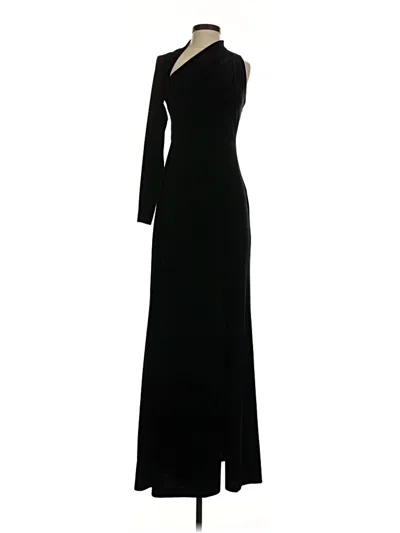 Pre-owned Betsy & Adam Cocktail Dress In Black