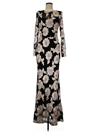Pre-owned Betsy & Adam Cocktail Dress In Black