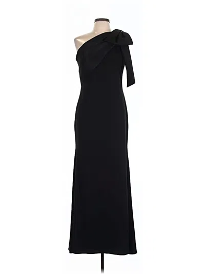Pre-owned Betsy & Adam Cocktail Dress In Black