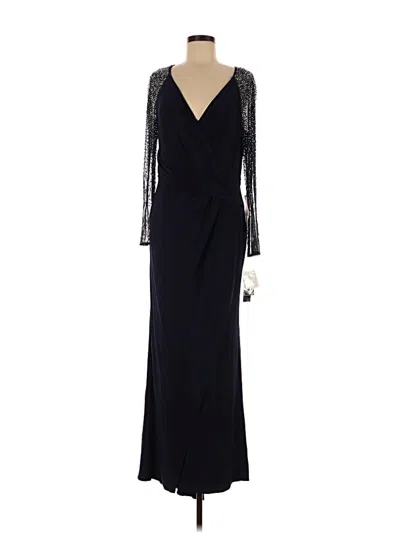 Pre-owned Betsy & Adam Cocktail Dress In Black