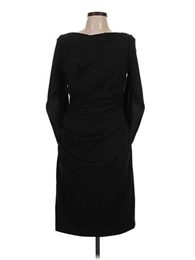 Pre-owned Betsy & Adam Cocktail Dress In Black