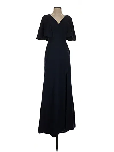 Betsy & Adam Cocktail Dress In Black