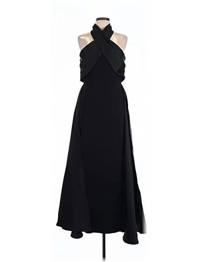 Pre-owned Betsy & Adam Cocktail Dress In Black