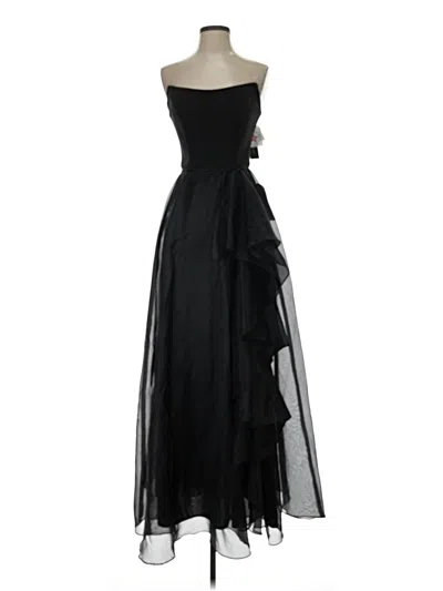 Betsy & Adam Cocktail Dress In Black