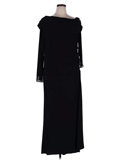 Pre-owned Betsy & Adam Cocktail Dress In Black