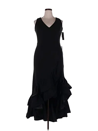 Betsy & Adam Cocktail Dress In Black