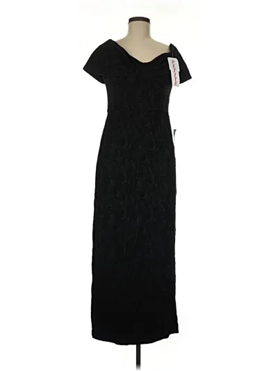 Pre-owned Betsy & Adam Cocktail Dress In Black