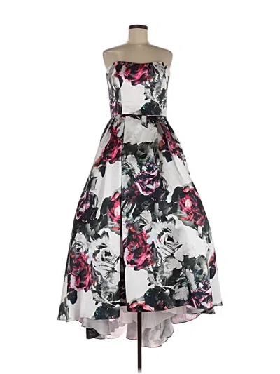 Pre-owned Betsy & Adam Cocktail Dress In Black