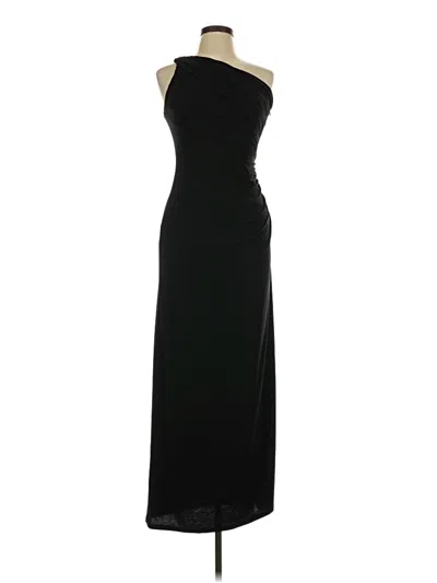 Pre-owned Betsy & Adam Cocktail Dress In Black