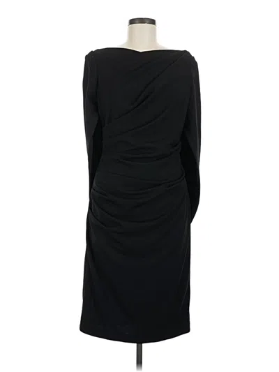 Pre-owned Betsy & Adam Cocktail Dress In Black