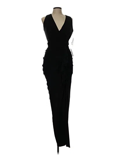 Pre-owned Betsy & Adam Cocktail Dress In Black