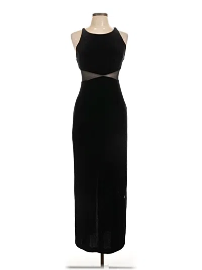 Pre-owned Betsy & Adam Cocktail Dress In Black