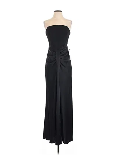 Pre-owned Betsy & Adam Cocktail Dress In Black