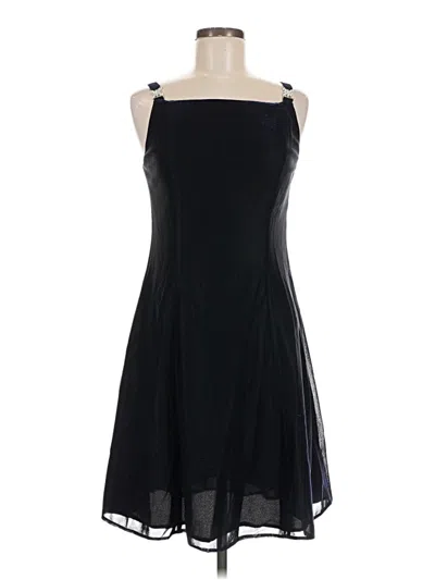 Pre-owned Betsy & Adam Cocktail Dress In Black