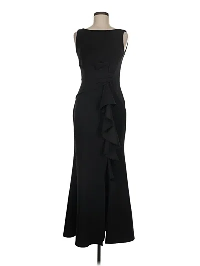 Pre-owned Betsy & Adam Cocktail Dress In Black